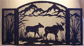 Moose Fire Screen